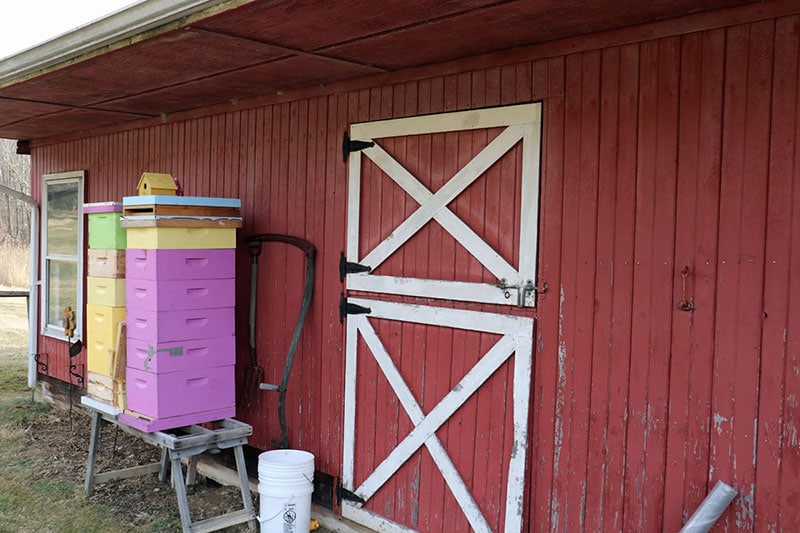 Is beekeeping agriculture? Our barn and hive boxes. Is beekeeping agriculture?