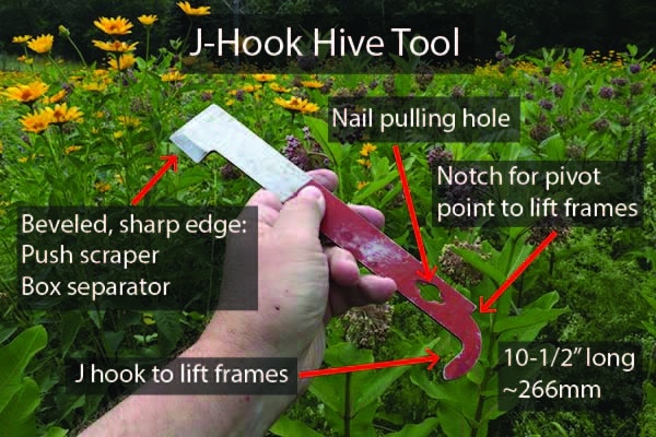 J-hook hive tool descripitve image