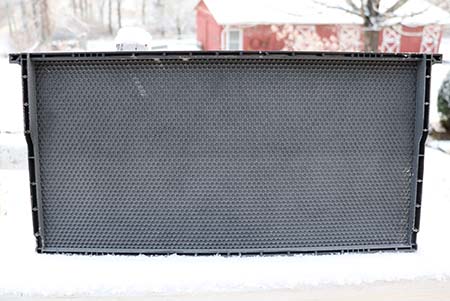 Black foundation improves visibility of eggs and larvae in brood boxes